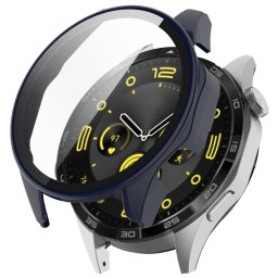 PC TELJES BURKOLAT Műanyag borítás üveggel Huawei Watch GT 4 46mm kék
