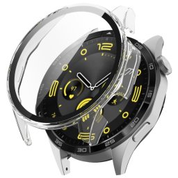 PC TELJES BORÍTÁS Üveggel ellátott műanyag borítás Huawei Watch GT 4 46mm átlátszóhoz