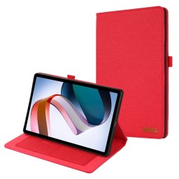 FABRIC Flip tok Xiaomi Redmi Pad SE piros