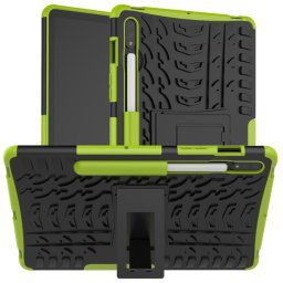 STAND Extra strapabíró huzat Samsung Galaxy Tab S9 / S7 / S8 zöld