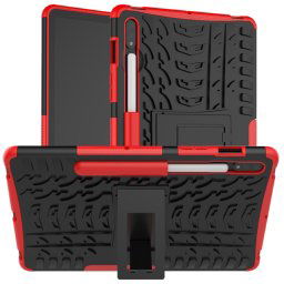 STAND Extra strapabíró tok Samsung Galaxy Tab S9 / S7 / S8 piros