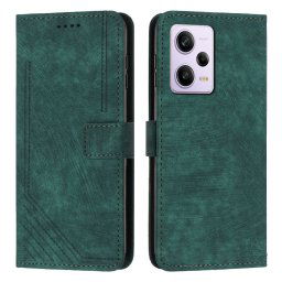 STRIPE Pénztárca tok szíjjal Xiaomi Redmi Note 12 Pro zöld