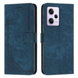 STRIPE Pénztárca tok szíjjal Xiaomi Redmi Note 12 Pro kék
