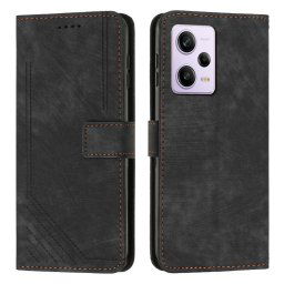 STRIPE Pénztárca tok szíjjal Xiaomi Redmi Note 12 Pro fekete