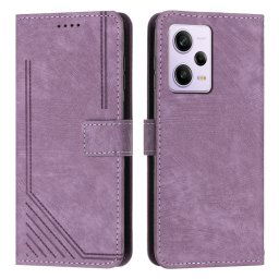 STRIPE Pénztárca tok szíjjal Xiaomi Redmi Note 12 Pro lila
