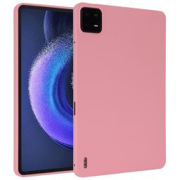 RUBBER Xiaomi Pad 6 / Pad 6 Pro védőburkolat világos rózsaszín