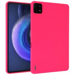 RUBBER Védőburkolat Xiaomi Pad 6 / Pad 6 Pro neon rózsaszín