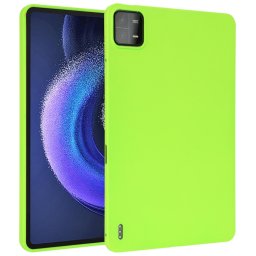 RUBBER Xiaomi Pad 6 / Pad 6 Pro védőburkolat neonzöld