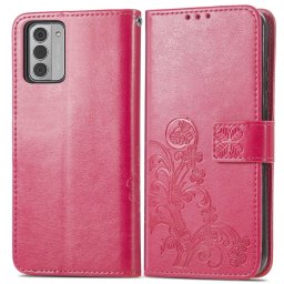 ART FLOWER S Pénztárcahuzat Nokia G42 5G sötét rózsaszín