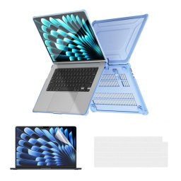 ENKAY RUGGED Védőkészlet Apple MacBook Air 15" M2 / M3 (A2941 / A3114) világoskékhez