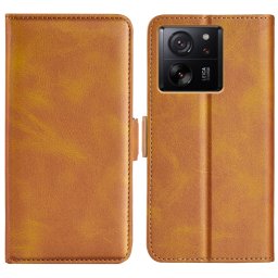 SIDE Wallet tok Xiaomi 13T / 13T Pro telefonhoz világosbarna