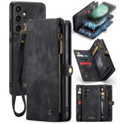 WALLET Védőtakaró pénztárcával 2 az 1-ben Samsung Galaxy S23 FE 5G fekete