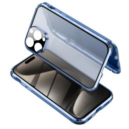 Mágneses borító 360 Apple iPhone 15 Pro Max kék
