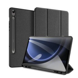DUX DOMO Flip tok Samsung Galaxy Tab S10 FE / Tab S9 FE fekete