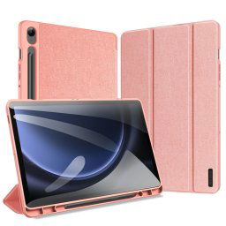 DUX DOMO Flip tok Samsung Galaxy Tab S10 FE / Tab S9 FE rózsaszín