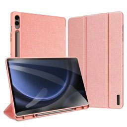 DUX DOMO Flip tok Samsung Galaxy Tab S9 FE+ rózsaszín
