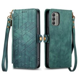 GEOM pénztárca tok Nokia XR 21 zöld színben