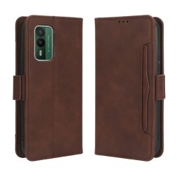SLOT pénztárca tok Nokia XR 21 barna