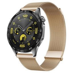 MILANESE Fém szíj Huawei Watch GT 4 46mm-es rózsaszín arany
