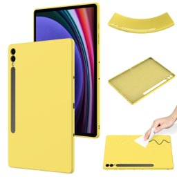 RUBBER Védőburkolat Samsung Galaxy Tab S9 FE+ / S9+ / S10+ sárga