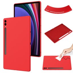 RUBBER Védőburkolat Samsung Galaxy Tab S9 FE+ / S9+ / S10+ piros
