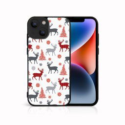 PROTEMIO MY ART borító karácsonyi dizájnnal Apple iPhone 14 Plus DEER (068)