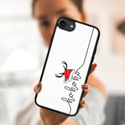 PROTEMIO MY ART borító karácsonyi dizájnnal Apple iPhone SE 2022 / 2020 / 7 / 8 HOHOHO (073)