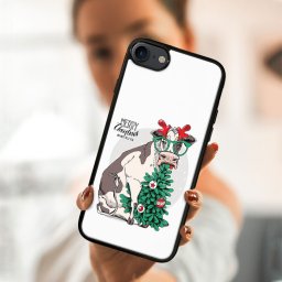 PROTEMIO MY ART borító karácsonyi dizájnnal Apple iPhone SE 2022 / 2020 / 7 / 8 BOLDOG CHRISTMAS (074)