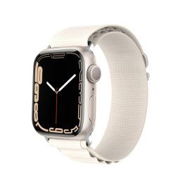 DUX GS Nylon szíj Apple Watch SE / SE 2022 / SE 2023 (40 mm) bézs színű
