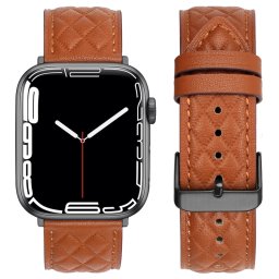 LATTICE Bőr szíj Apple Watch SE / SE 2022 / SE 2023 (40mm) barna