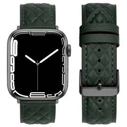 LATTICE Bőrszíj Apple Watch SE / SE 2022 / SE 2023 (40mm) zöld