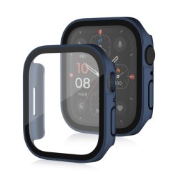 PC TELJES BURKOLAT Üveg műanyag borítás Apple Watch SE / SE 2022 / SE 2023 (40mm) kék