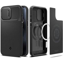 SPIGEN OPTIKA ARMOR MAGSAFE tok a Apple-hoz iPhone 15 Pro Max BLACK