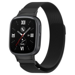 MILANESE Fém szíj Honor Watch 4-hez fekete