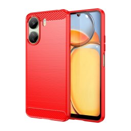 FLEXI TPU Védőburkolat Xiaomi Redmi 13C / Poco C65 piros