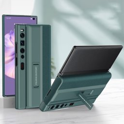 GKK SUPPORT Huawei Mate Xs 2 zöld állvánnyal ellátott borító