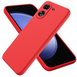 RUBBER Xiaomi Redmi 13C / Poco C65 piros védőburkolat