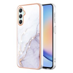 IMD MARBLE Védőburkolat Samsung Galaxy A25 5G WHITE telefonhoz