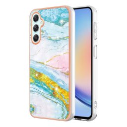 IMD MARBLE Védőburkolat Samsung Galaxy A25 5G GREEN GOLD készülékhez
