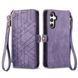 GEOM Wallet tok Samsung Galaxy A25 5G lila telefonhoz