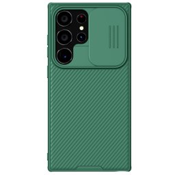 NILLKIN CAM SHIELD PRO burkolat Samsung Galaxy S24 Ultra 5G zöld színben