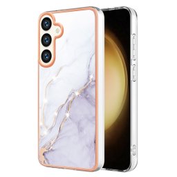IMD MARBLE Védőburkolat Samsung Galaxy S24 Plus 5G WHITE telefonhoz