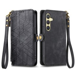 GEOM Wallet tok Samsung Galaxy S24 5G fekete