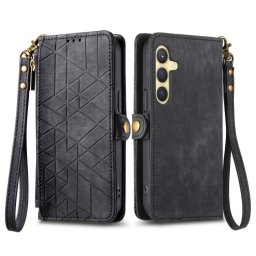 GEOM Wallet tok Samsung Galaxy S24 Plus 5G fekete