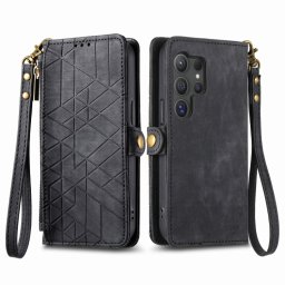GEOM Wallet tok Samsung Galaxy S24 Ultra 5G fekete