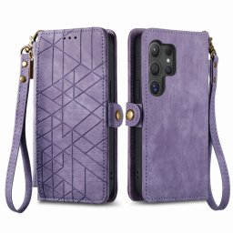 GEOM Wallet tok Samsung Galaxy S24 Ultra 5G lila telefonhoz