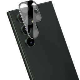IMAK FULL COVER Üveg Samsung Galaxy S24 Ultra 5G fényképezőgéphez fekete