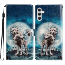 ART Wallet tok Samsung Galaxy A05s WOLVES telefonhoz