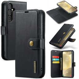 DG.MING Wallet tok 2 az 1-ben Samsung Galaxy S24 Plus 5G fekete