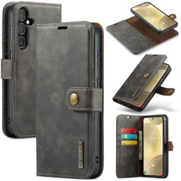 DG.MING Wallet tok 2 az 1-ben Samsung Galaxy S24 Plus 5G szürke
